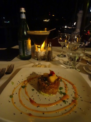 Espresso Martini and Ahi Tuna Espresso Martini and Ahi Tuna